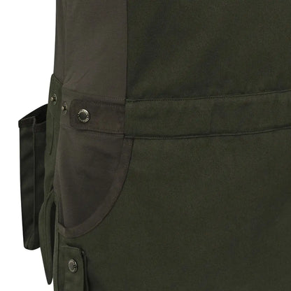 Olive green Beretta Teal Sporting EVO Vest with pockets and button closures