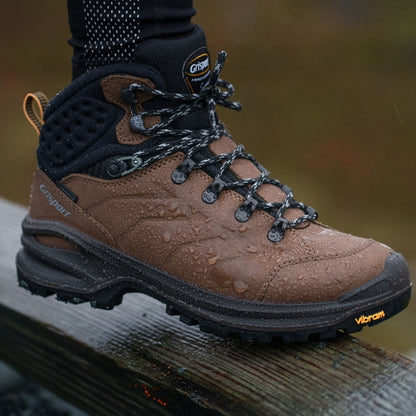 Brown waterproof Grisport Lady Lynx Boot, the perfect companion for all your hikes