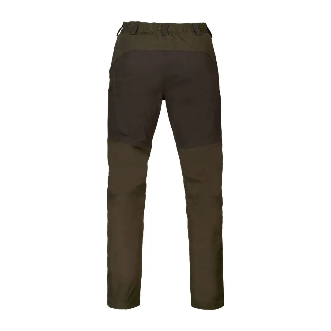 Olive green Harkila Fjell Trousers, perfect for country clothing and hunting adventures
