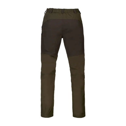 Olive green Harkila Fjell Trousers, perfect for country clothing and hunting adventures