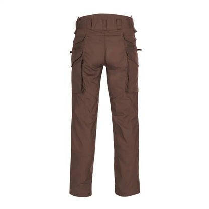 Brown Helikon-Tex Pilgrim Pants made from Duracanvas® fabric with pockets and straps