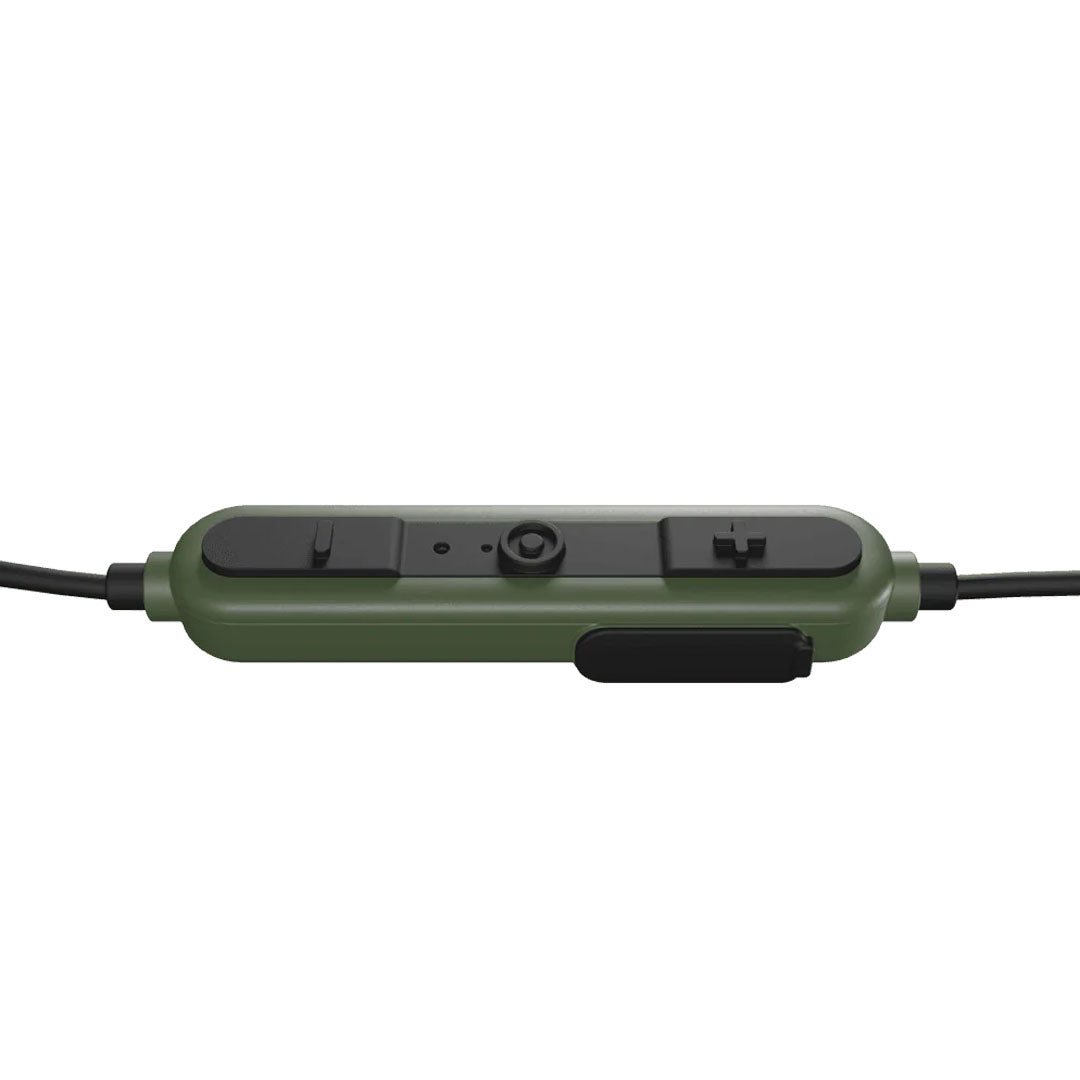 Green headset control module for ISOTunes Sport Advance Tactical Hearing Protection