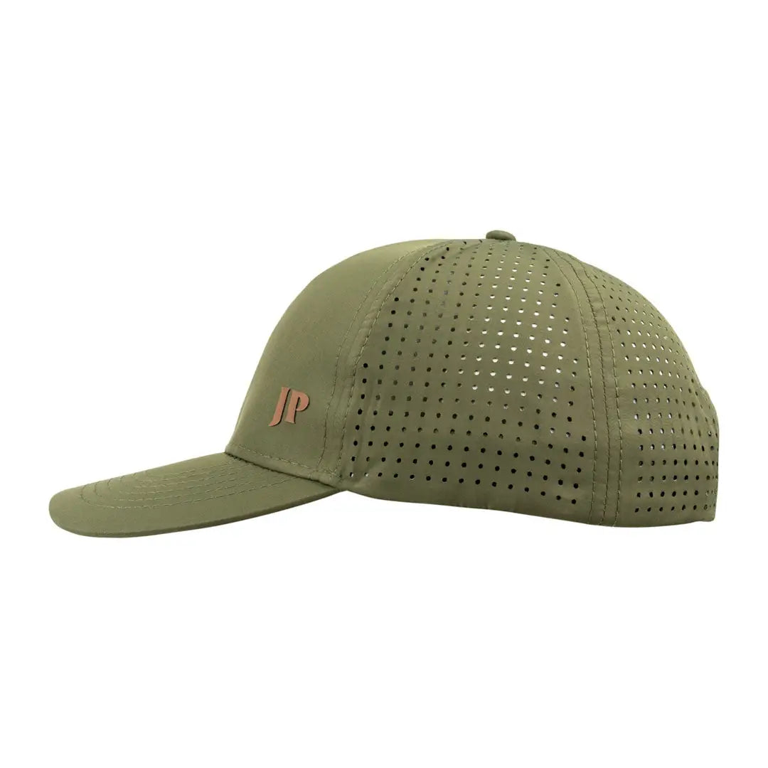 Olive green perforated Jack Pyke Airflow Baseball Cap for breathability and style
