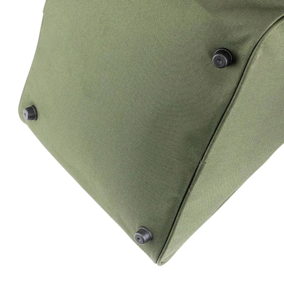 Olive green Jack Pyke Boot Bag with metal feet for a stylish, practical tote