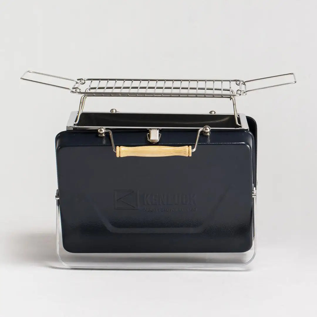 Portable charcoal grill, perfect for outdoor cooking with the Kenluck Buddy Grill