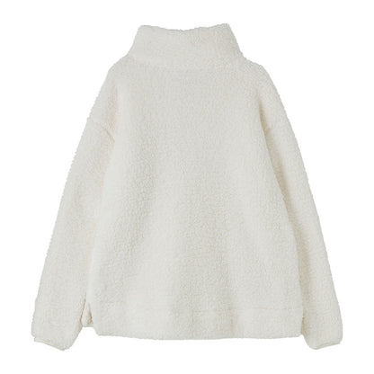 Cozy White Fleece Pullover from Lighthouse Ladies Bay for stylish comfort