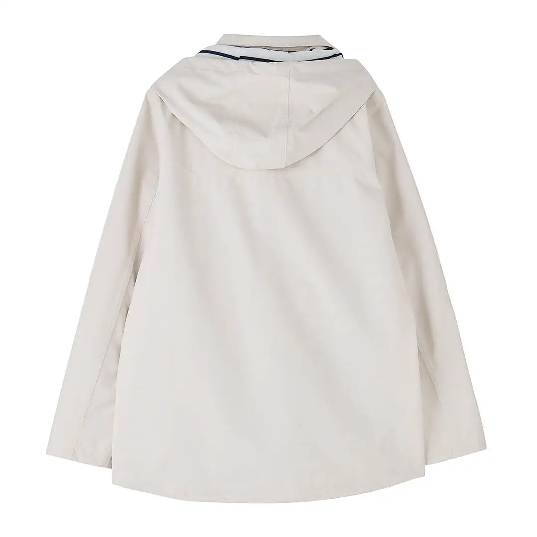 Beige hooded jacket from the Lighthouse Ladies Beachcomber II Coat collection