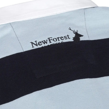 New Forest Classic Stripe Rugby Shirt with deer logo and fun stripe design