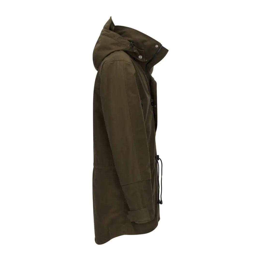 Olive green hooded parka from New Forest Country Sport Smock collection