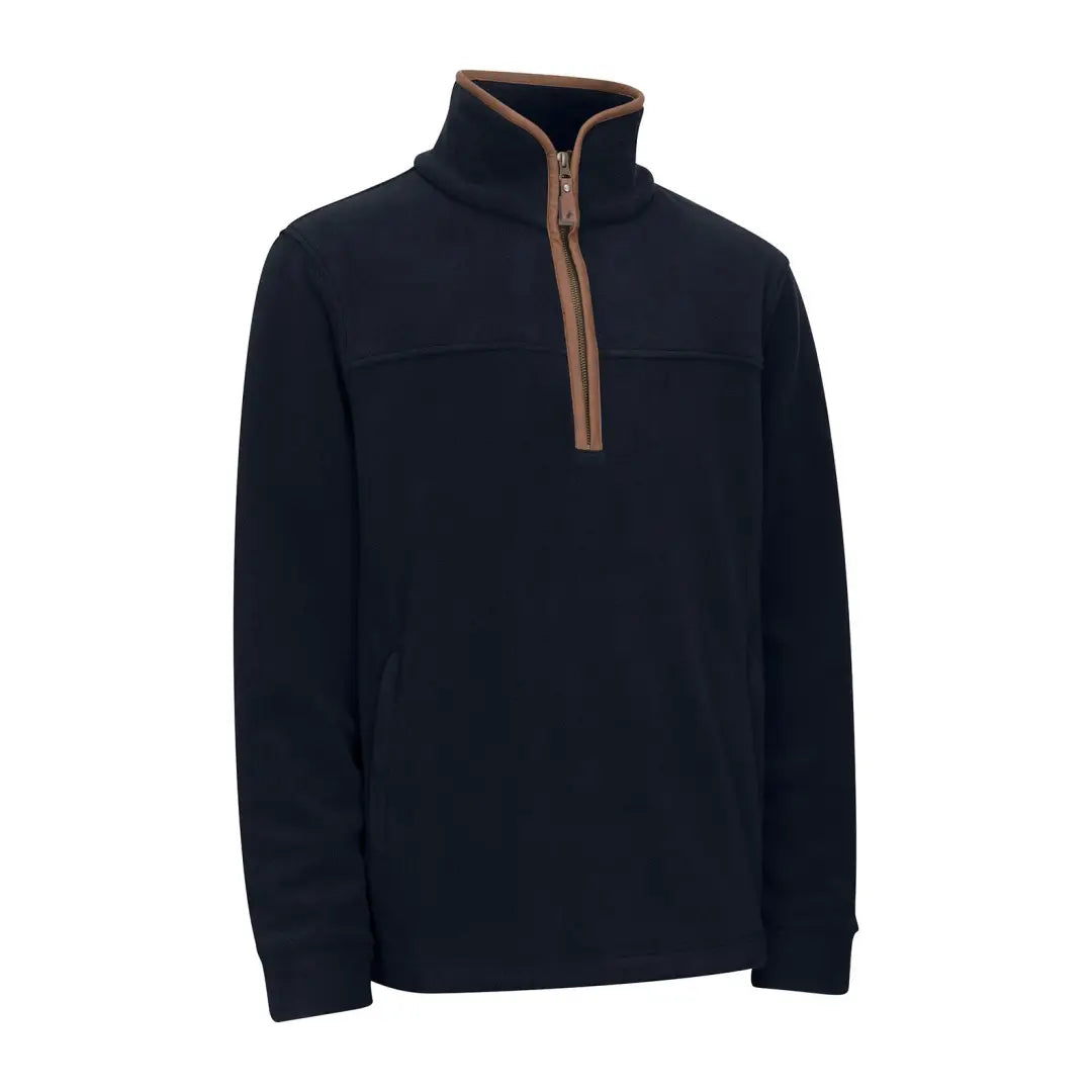 Navy blue Knightwood quarter zip fleece perfect for style and comfort