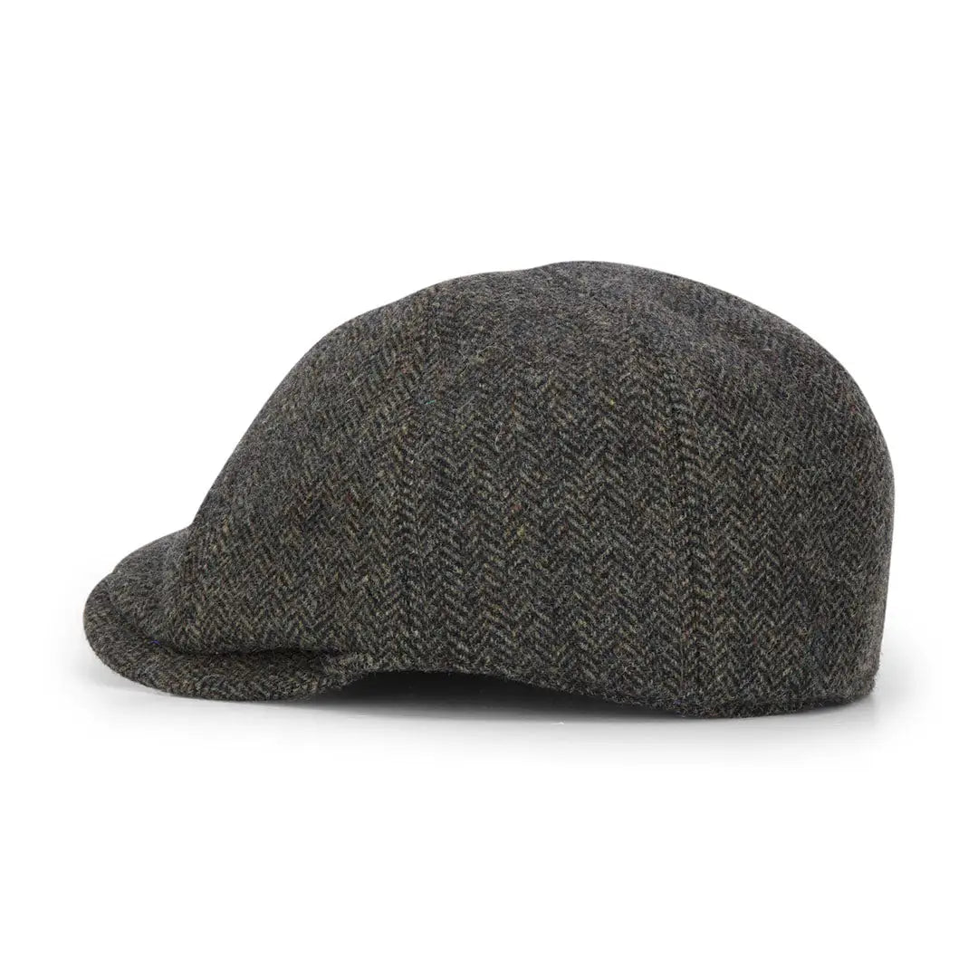 Gray herringbone baker boy hat from New Forest perfect for stylish casual looks