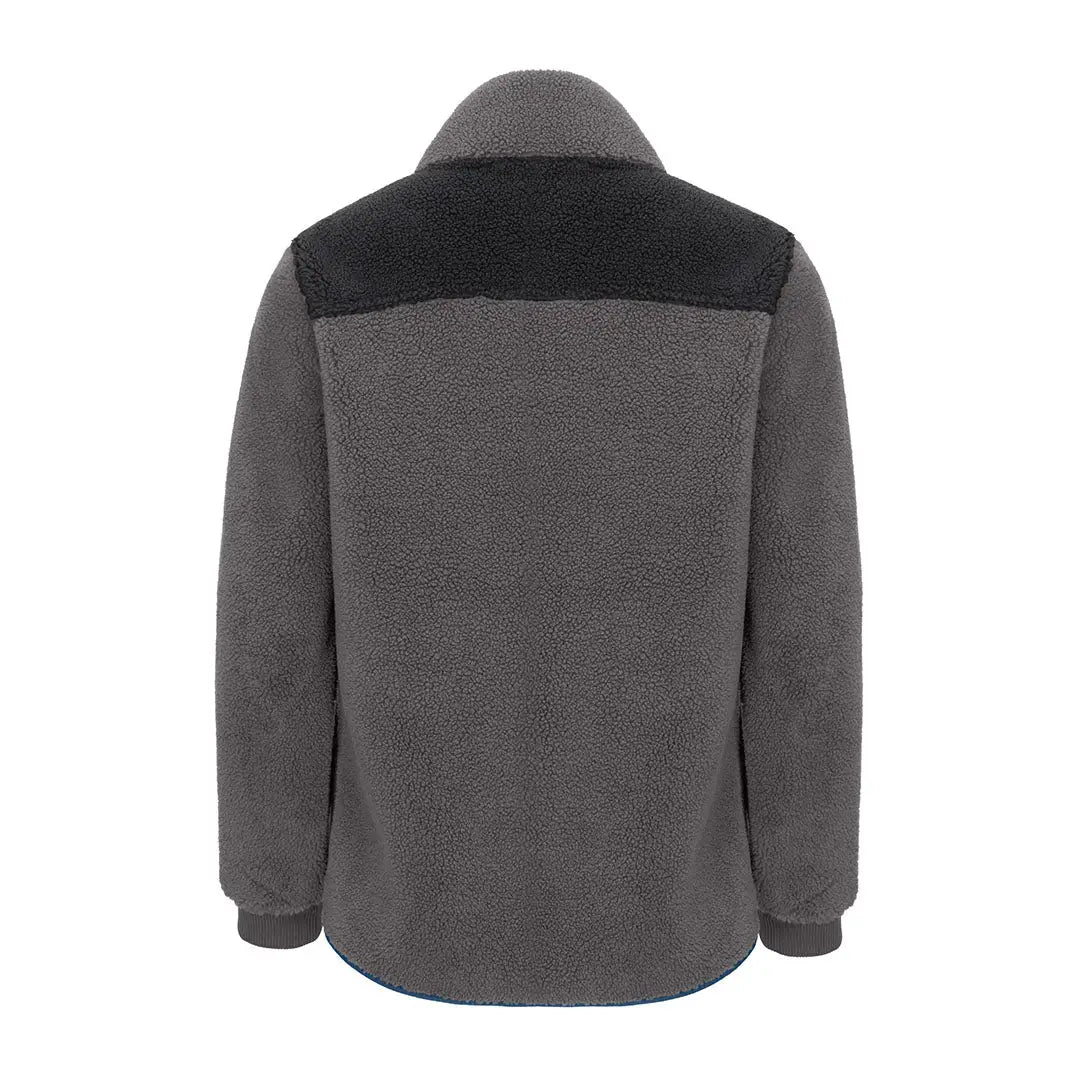 Gray fleece jacket from New Forest, cozy fox fibre pile for warm comfort