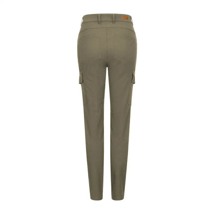 Olive green cargo pants from New Forest Ladies Outdoor Stretch Trousers collection