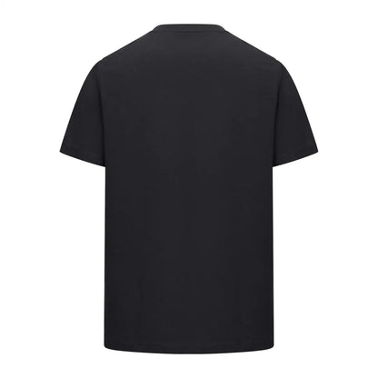 Black short-sleeved New Forest Logo T-Shirt, perfect for country clothing and hunting