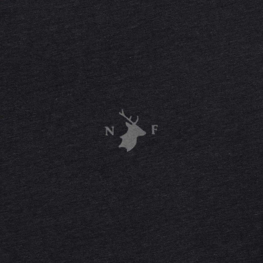 Dark gray deer logo on New Forest T-Shirt 2-Pack for country clothing lovers