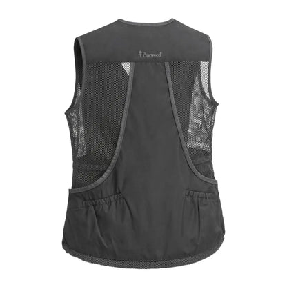 Gray mesh-backed Pinewood Ladies Dog Sport Vest 2.0 perfect for dog sport activities
