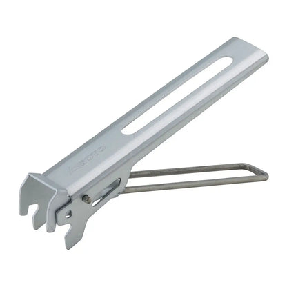 Silver metal pot gripper for Soto Titanium Pot 1100, perfect for your titanium backpacking pot